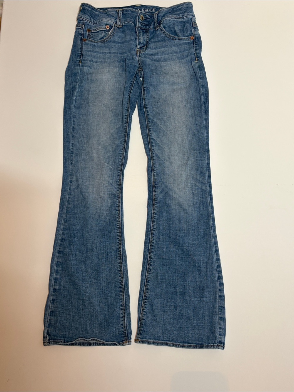 American Eagle Artist Super Stretch Flare Jeans Size 4 Y2K